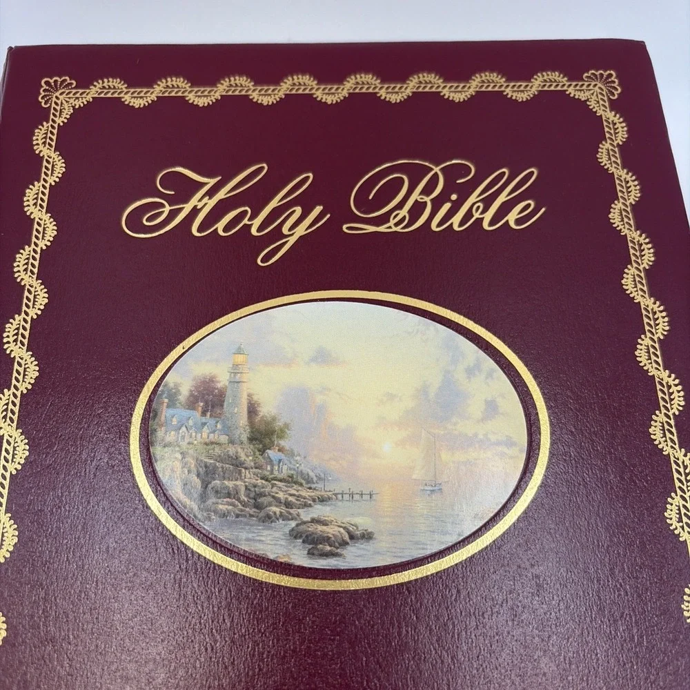 VTG Holy Bible 2002 NKJV  Thomas Kinkade Painter Of Light New King James Version